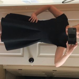 Black, whimsical party dress